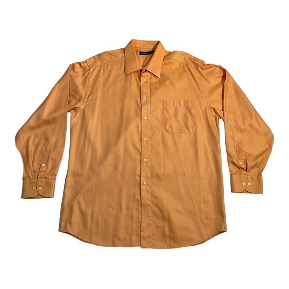 St Croix Mens Button Down Long Sleeve Shirt Burnt Orange Size XL - Picture 1 of 12